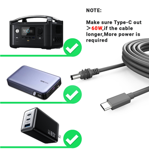 热卖Starlink迷你Dc电源线Usb c型Pd至Dc电源线连接器适配器，适用于100W电源组 - Product Image 4