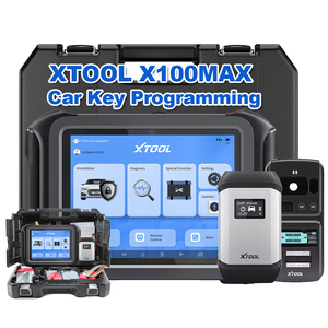 Herramienta de programación de llaves de coche X100MAX con programador de llaves automático KC501, herramientas de diagnóstico OBD2 de todos los sistemas, programación ECU 42 + reinicios