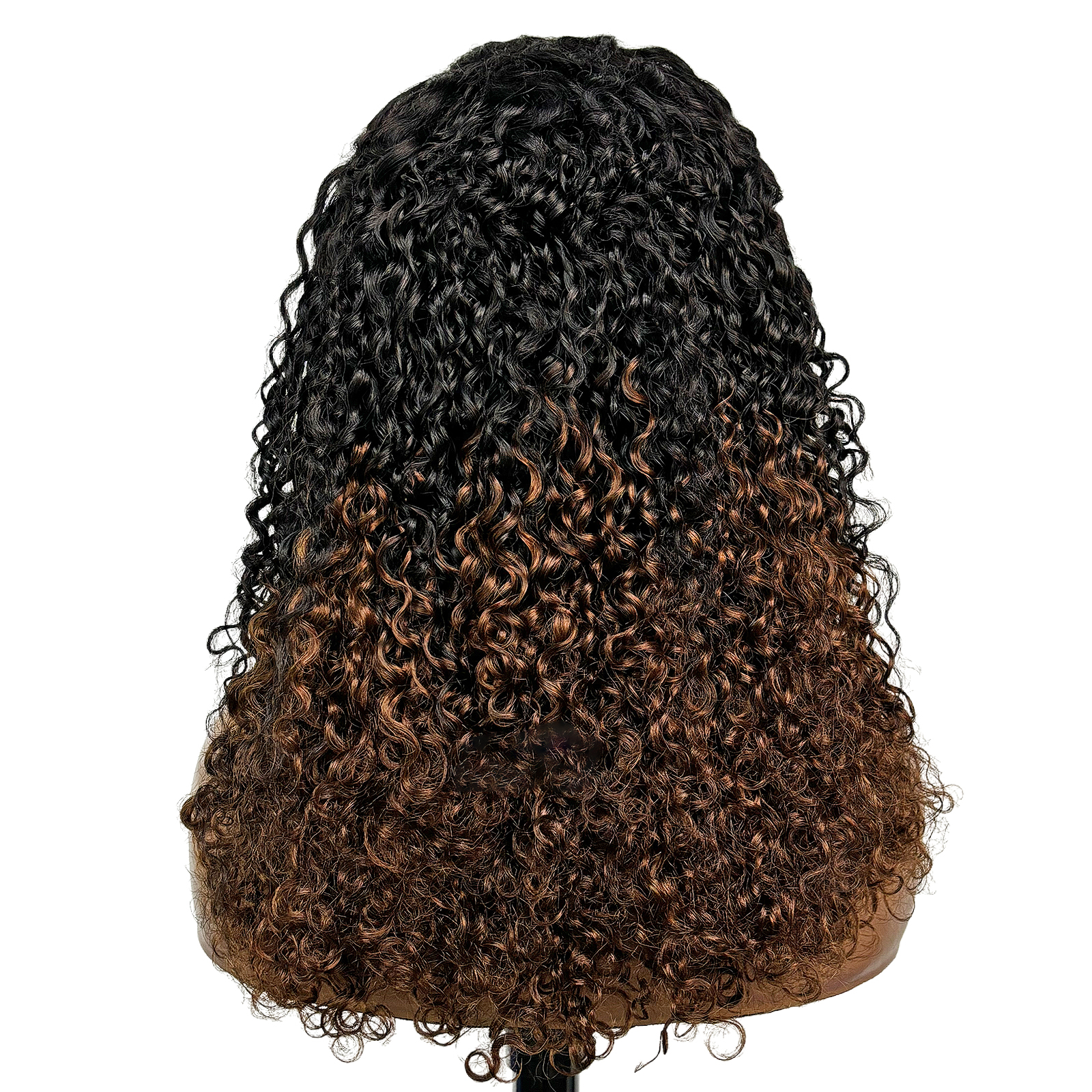 Ombre avec boucles birmanes noires