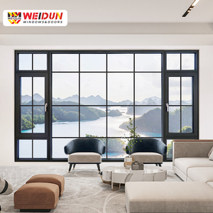 Weidun VF85ระบบหน้าต่างบานเลื่อนแบบมินิมอลลิสต์กันน้ำเสียงความร้อนกรอบอลูมิเนียมฉนวนป้องกันรังสียูวีสำหรับระเบียงบ้าน - Product Image 3