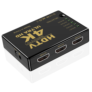 Mini 4K 5x1 HDTV Switch Splitter 5 en 1 Switcher Divisores y convertidores de video con selector remoto HDTV - Product Image 3