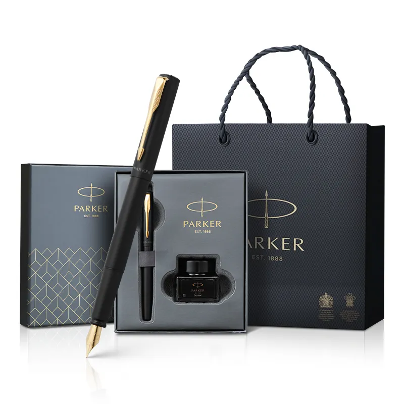 PARKER New Model High Quality Fountain pen mix color with black gift box business set Custom Logo