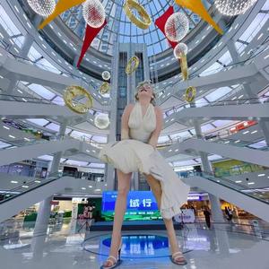 Handmade ngoài trời cuộc sống kích thước sợi thủy tinh tượng Marilyn Monroe thân thiện với môi nhựa Biểu Tượng nghệ thuật dân gian nghệ thuật hiện đại âm nhạc tình yêu-phong cách phim - Product Image 6