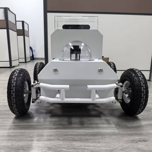 4WD подвеска умный автомобильный инспекционный робот, проволочное шасси, автоматическое вождение, робот, Акерманн, переднее рулевое робот, шасси - Product Image 3