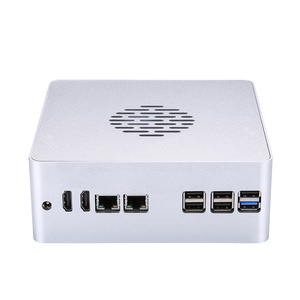 Qotom Computadora de escritorio 8 USB Dual LAN Core I3 i5 i7 CPU H110 Chipset Ventilador Diseño Mini PC Q600S - Product Image 2