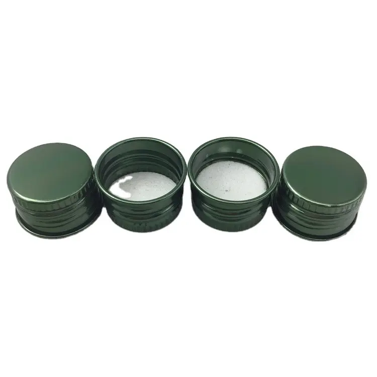 OEM 24mm 28mm alumínio cap fornecedor personalizado cor metal parafuso cap fábrica