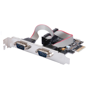 Customized <strong>PCI</strong>-E to RS232 Adapter Card Copper Serial Port Expansion Card Computer Peripheral in Stock - Product Image 1