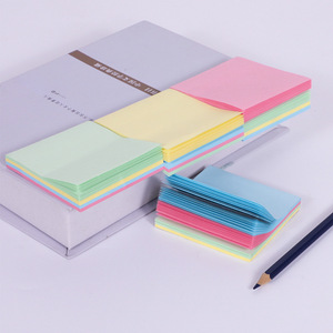定制Logo印花彩色不干胶记事本学生办公用品文具星型心形粘纸 - Product Image 4