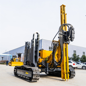 Hengwang Hot Sale <strong>Automated</strong> Pile Driving <strong>System</strong> for Solar Farm Pile Installation Solar Pile Driver Machine
