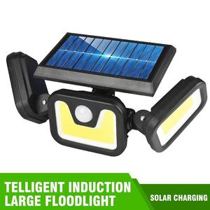 260 Lumen Solar Powered PIR <strong>Motion</strong> <strong>Sensor</strong> Outdoor Security Wall Light 3 LED COB Heads 3 <strong>Lighting</strong> Modes 3m <strong>Detection</strong> Range Small - Product Image 4
