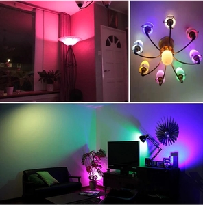 CSLIDO E27 dönen Strobe ampuller çok değişen renk kristal sahne parti ışıkları disko lamba 85-265V RGB 3W LED disko ışığı ampul - Product Image 3