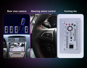 DPM660 siyah kablosuz CarPaly 4G navigasyon Video oynatıcı FORD KA 2017 + Android araba radyo - Product Image 6