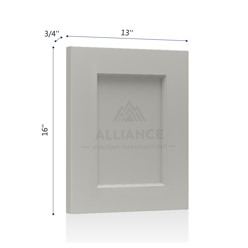 H-Gray Shaker Sample Door