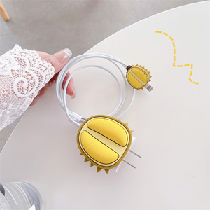 Sıcak 3D sevimli karikatür 18W 20W hızlı şarj kafa durumda şarj koruyucu kılıf silikon yatak örtüsü seti iPhone için Apple 20W - Product Image 6