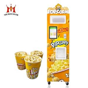 Tự dịch vụ màn hình cảm ứng tự động hương vị bỏng ngô Máy bán hàng tự động thương mại thức ăn nhanh bỏng ngô Máy bán hàng tự động - Product Image 4