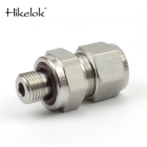 Swagelok tarzı paslanmaz çelik sıkıştırma tüpü uydurma 1/8 ila 1/2 erkek adaptörler o-ring contası SAE/MS düz iplik - Product Image 2