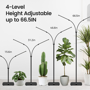 Factory Direct Dimmable Selection 30W 144LED Full Spectrum Red and Blue Spectrum Tripod Plant Grow Light for <strong>Mimicking</strong> Sunlight - Product Image 1