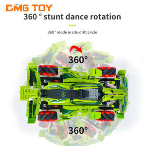Nuovo gruppo di controllo remoto educativo di programmazione impilamento blocchi da costruzione realizzati in plastica resistente RC Drift Car Set giocattolo