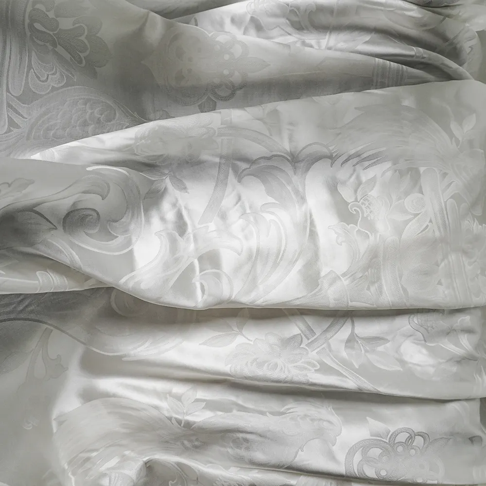 Prodotti di inventario tessuto broccato di seta Jacquard tessuto Jacquard di pura seta al 100%