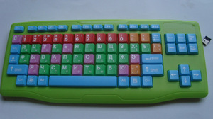 Nuova tastiera colorata impermeabile popolare con grande lettera grande stampa tastiera del Computer supporta più versioni linguistiche - Product Image 2