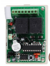 12V 2通道学习码遥控开关无线智能接收器，带2个继电器电机正转和反转 - Product Image 3