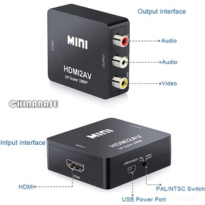 Adaptador HDMI a RCA, convertidor de Audio y vídeo compuesto de HDMI a AV CVBS para PS4, Xbox, Nintendo, ordenador portátil, Chromecast, cámara de DVD a Old T - Product Image 3