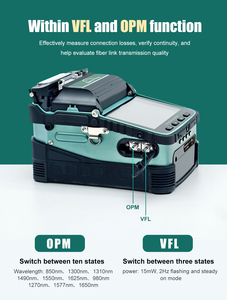 La más nueva máquina de empalme de fibra óptica automática Empalmador de fusión de fibra óptica multilingüe para Telecom Power - Product Image 3