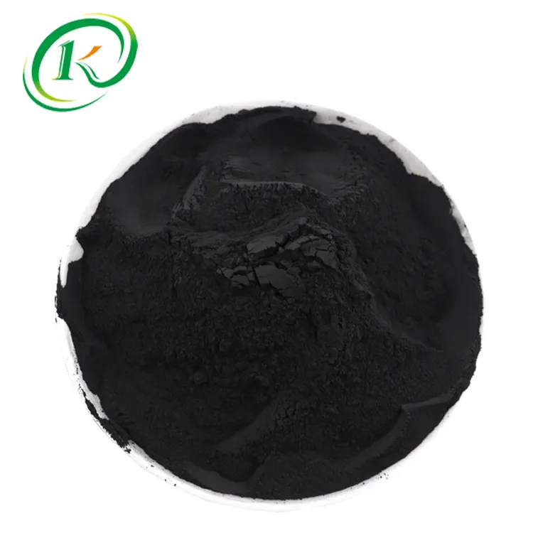 Polvo de carbón activado negro, muestra gratis, precio barato