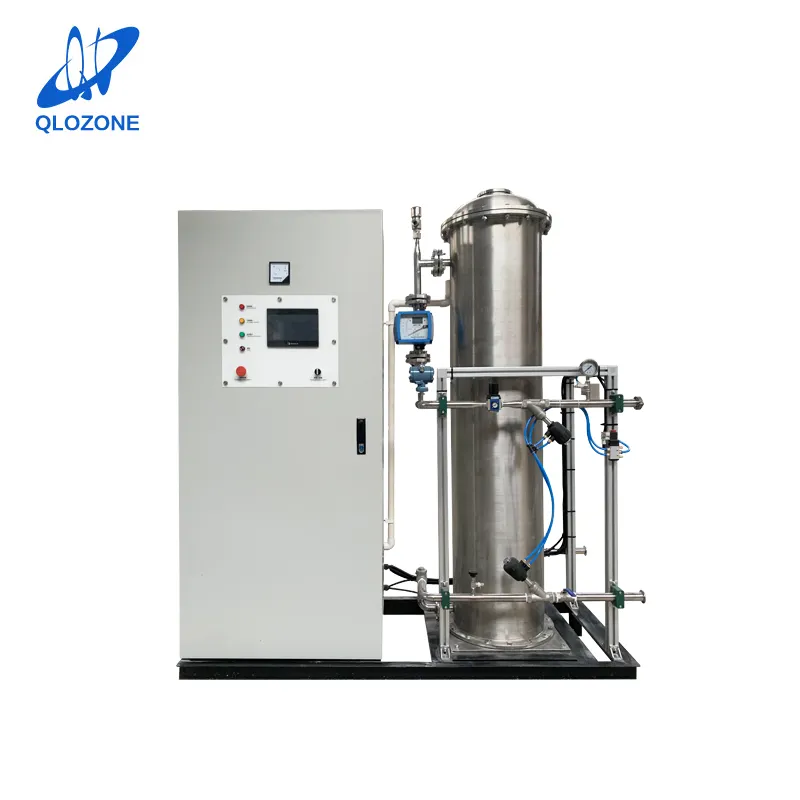 อุปกรณ์รักษาสิ่งแวดล้อม1กิโลกรัมเครื่องกำเนิดโอโซนอุตสาหกรรม Qlozone ขนาดใหญ่สำหรับบำบัดน้ำ