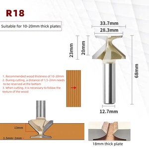 R18R30R50 <strong>Arc</strong> Bending Integrated Forming Tool for Wooden Doors and Wall Cabinets <strong>Arc</strong> Bending Slotting Milling <strong>Cutter</strong> <strong>Arc</strong> Process - Product Image 3