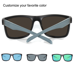 Ngoài trời cổ điển hình chữ nhật nam Chất <span class=keywords><strong>l</strong></span>ượng cao trọng <span class=keywords><strong>l</strong></span>ượng nhẹ Kính mát UV400 bảo vệ thoải mái phân cực TAC Glass Lens cho - Product Image 2