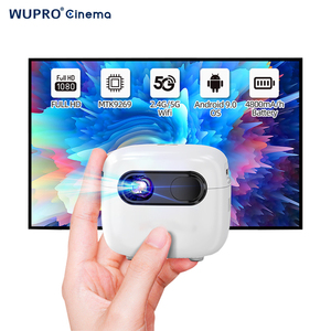 Wupro ODM/OEM Q7S Proyector DLP Smart Android 9 WIFI Batería incorporada Mini Proyector 4K Soporte Proyector portátil al aire libre - Product Image 1