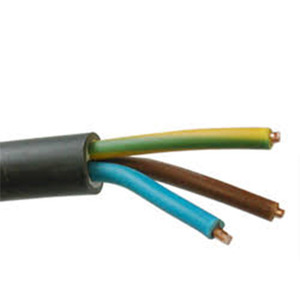 H05VV-F kablosu çok çekirdekli bakır tel PVC yalıtımlı TTR 2X0,75 - 3x1,5 - 3x2,5 - 4x2,5mm esnek kablo
