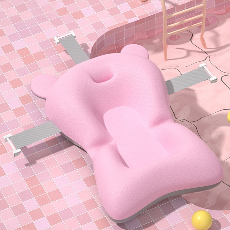 Alfombra de baño rosa normal
