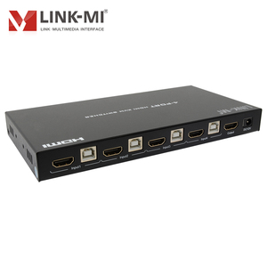 4X1 <strong>KVM</strong> <strong>Switch</strong> 4K60Hz HDMI <strong>Switch</strong> Support Analog Audio Extraction 4 Ports HDMI USB <strong>Switch</strong> With Downscaler