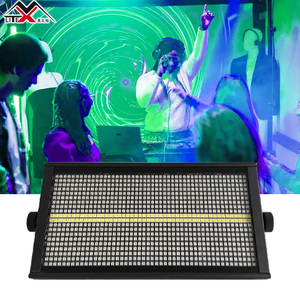 8 + 8 RGBW 960PCs LED Wall Wash Strobe DMX Stage Light Matrix Light para Party Show Emite Color blanco y blanco cálido - Product Image 1