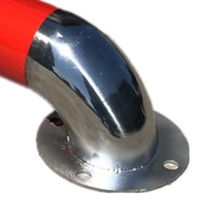 Hướng dẫn sử dụng thép không gỉ phản chiếu hàng rào giao thông khóa với ánh sáng 51x500mm thiết bị đỗ xe thiết yếu - Product Image 5