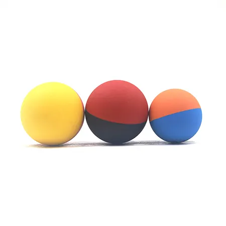 Kunden spezifischer Druck Anti-Stress-Gummi Zweifarbiger Gummi Hochwertiger Hohl gummi Hi Bounce Squash Ball Zum Verkauf