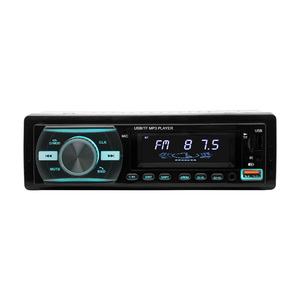 1 Din araba MP3 oynatıcı otomobil radyosu 2USB RGB BT FM araba Stereo ses tek Din MP3 oyuncu - Product Image 1