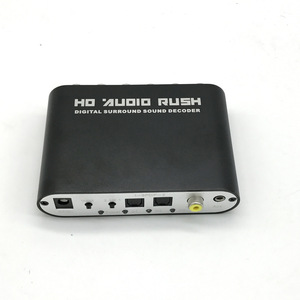 Digital to <strong>Analog</strong> 5.1 Channel DTS AC3 Audio Jack Adapter Decoder Digital Optical / Coaxial to <strong>Analog</strong> Audio Video Converter - Product Image 1