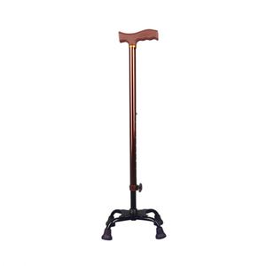 Tongkat berjalan multifungsi, tongkat perlengkapan rehabilitasi dapat disesuaikan empat kaki - Product Image 5