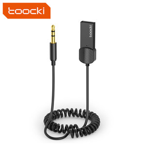 Toocki无线汽车蓝牙5.1模块Aux音频接收器适配器电缆Aux汽车蓝牙适配器 - Product Image 1