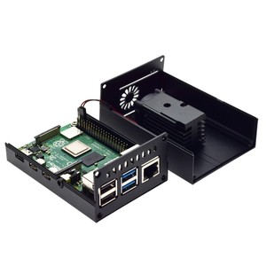 Raspberry Pi 4 Футляр металлический корпус Raspberry Pi 4B основная плата из алюминиевого сплава