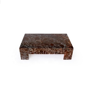 โต๊ะกลางหินโซฟาหรูหราโต๊ะกลางหิน Rosso levanto หินอ่อน - Product Image 2
