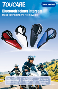 Intercomunicador Bluetooth para motocicleta T10S 4 Riders con sistemas de comunicación inteligentes con cancelación de ruido para compartir música, novedad - Product Image 3