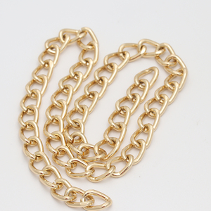Hot Selling Gold Twisted Wallet <strong>Chain</strong> Custom 120cm Colorful Purse <strong>Chain</strong> Short Strap for Bag <strong>Chain</strong> Line - Product Image 2