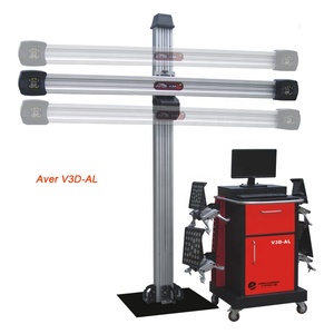 Sistema de alineación de ruedas de reparación automática Máquina de alineación de ruedas de coche 3D con pantalla LCD computarizada para uso con computadoras - Product Image 1