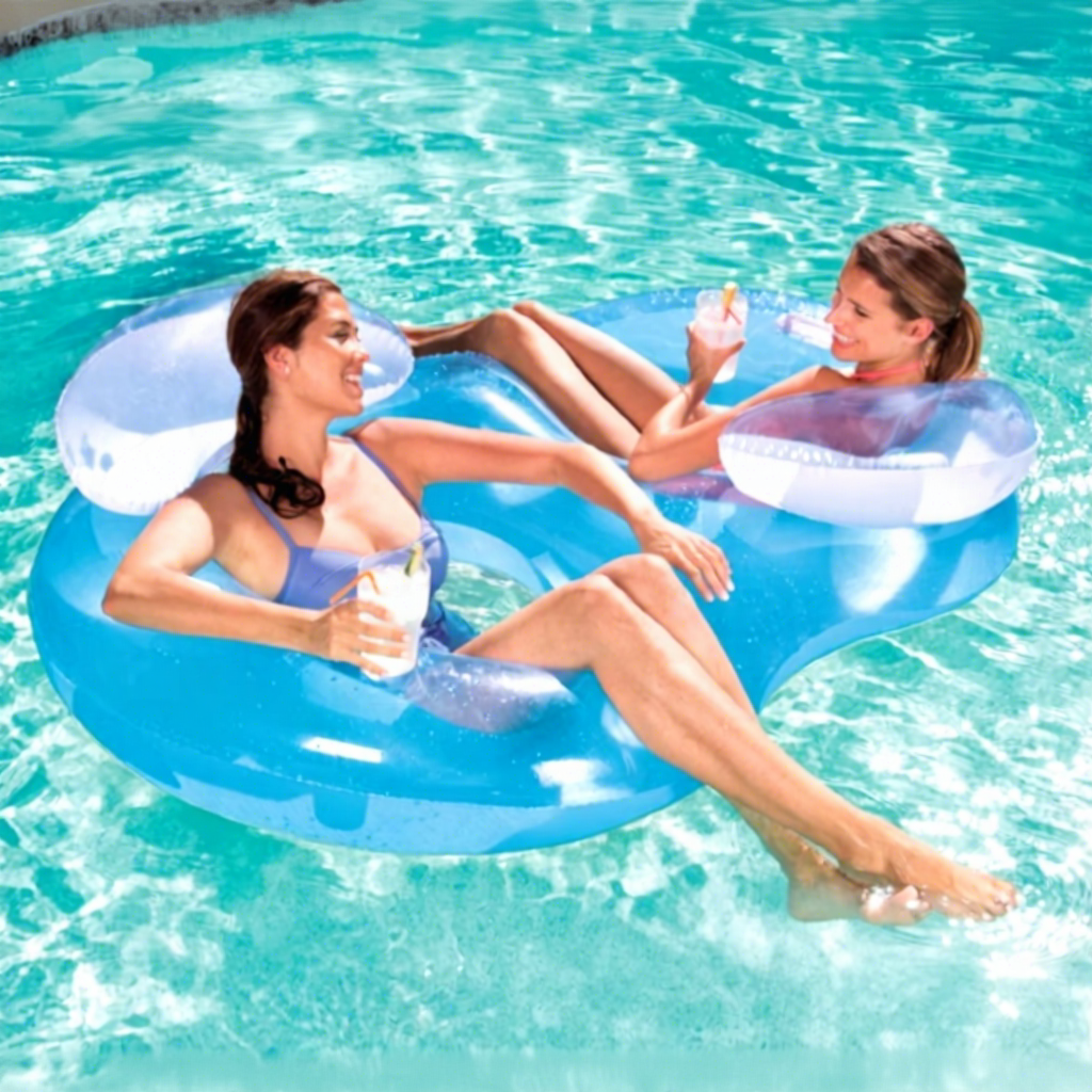 Anello galleggiante Sky Blue 43009 a doppia figura 8-164 kg
