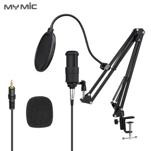 Kit de tarjeta de sonido con micrófono MY MIC, Equipo de Estudio, condensador, interfaz de audio usb para transmisión en vivo, grabación de voz