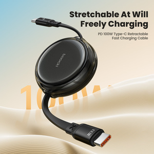 Toocki PD 100W Retractable Fast Charging Usb <strong>Cable</strong> Different Length to <strong>Choose</strong> Usb Charging <strong>Cable</strong>